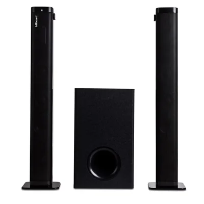 Barra de Sonido BILLBOARD Carbono Sound Bar Billboard color Negro con Subwoofer 2 en 1