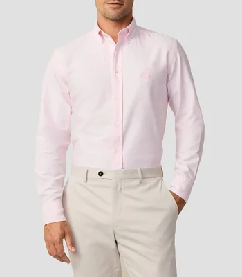 Camisa lisa manga larga Hombre