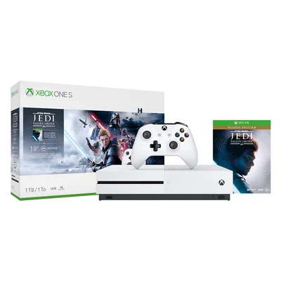Consola Microsoft One S 1 Tb Con Star Wars Jedi: Fallen Order Reacondicionada - Venta Internacional.