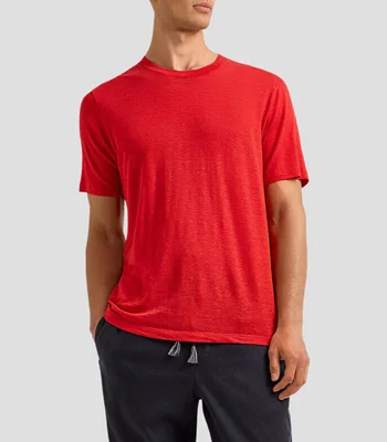 Playera cuello redondo manga corta lisa Hombre