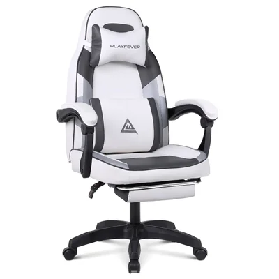 Silla Gamer Playfever Orbit Ergonómica Escritorio Reclinable Blanco