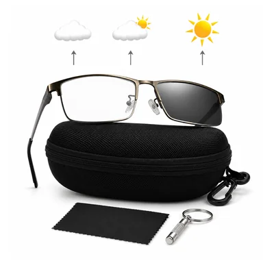 Lentes Gafas Fotocromáticas Y Antiblue Estuche Rigido