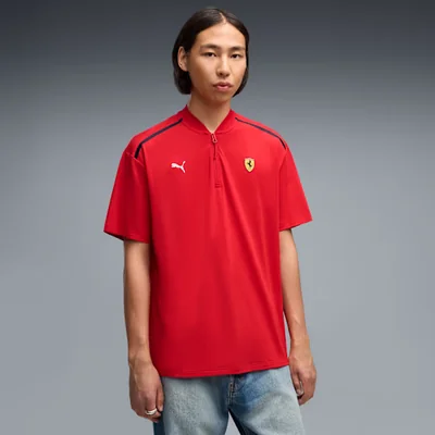 Polo Scuderia Ferrari Premium CLOUNDSPUN de corte holgado para hombre