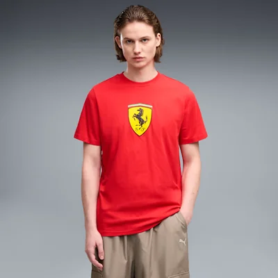 Playera Scuderia Ferrari Coloured Shield para hombre