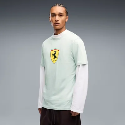 Playera Scuderia Ferrari Coloured Shield para hombre