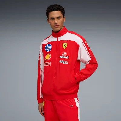Chamarra de chándal Scuderia Ferrari HP Replica Drivers Authentic para hombre