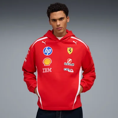 Sudadera con capucha Scuderia Ferrari HP Replica Drivers Authentic para hombre