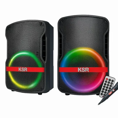 2 bafle profesional recargable 8" 7,200