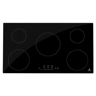 Parrilla de inducción SUPRA 5Q-IN con cristal templado color negro