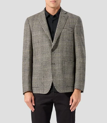Saco con microdiseño Hombre