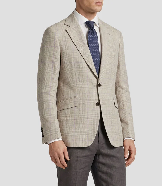 Saco con microdiseños Hombre