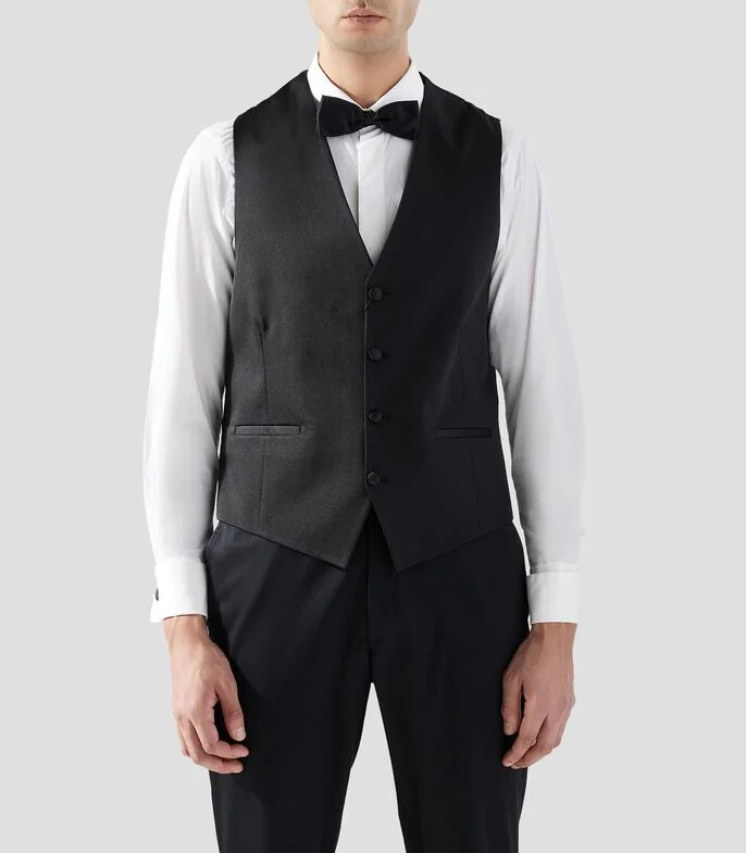 Chaleco con botones Hombre