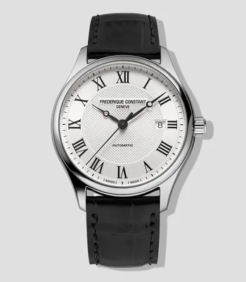 Reloj para Hombre Classics casual plateado, negro