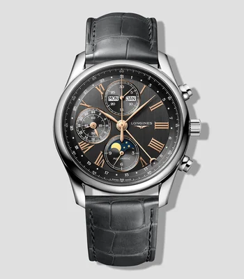 Reloj Para Hombre Master Casual, Plateado, Negro