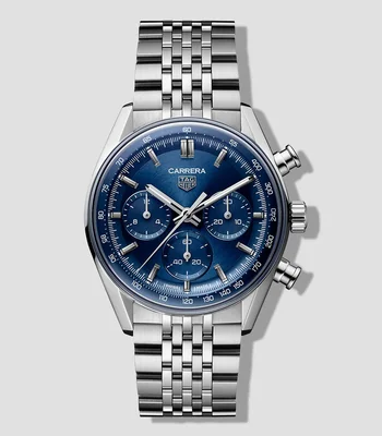 Reloj para hombre Carrera Chronograph Casual Plateado
