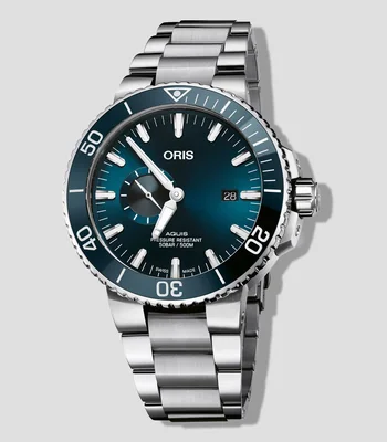 Reloj para hombre Aquis casual plateado