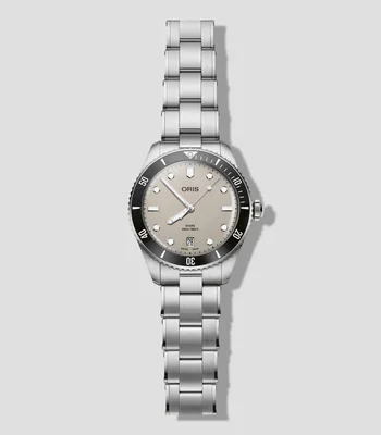 Reloj Divers Date para Hombre De vestir Crema