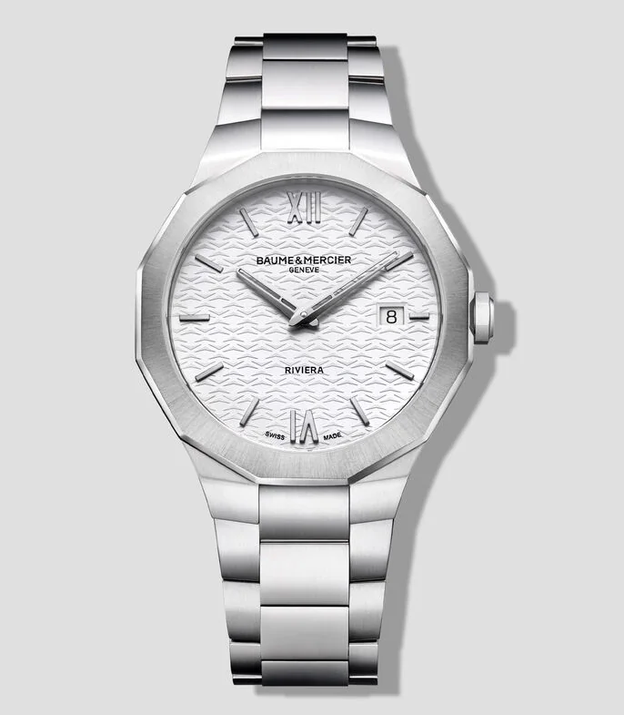 Reloj para Hombre Riviera casual plateado