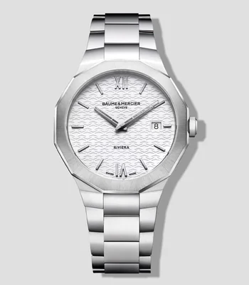 Reloj para Hombre Riviera casual plateado