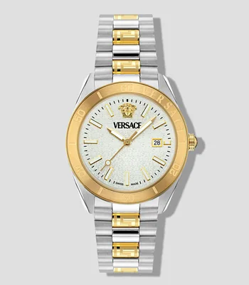 Reloj para Hombre V Dome Casual Plateado, Dorado