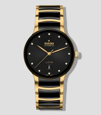 Reloj Unisex Automático Centrix Diamonds Classic Carátula Negra