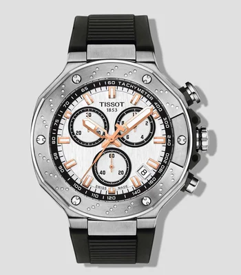 Reloj para Hombre T-Race Chronograph Casual, Plata