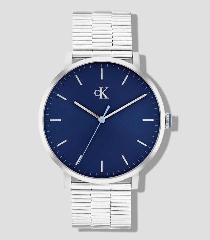 Real para hombre Real casual, plateado, azul