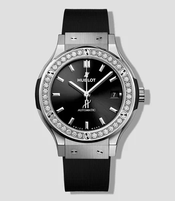 Reloj para hombre Classic Fusion Titanium Diamonds casual plateado