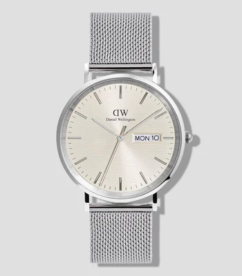 Reloj para Hombre Classic Sterling casual plateado, negro