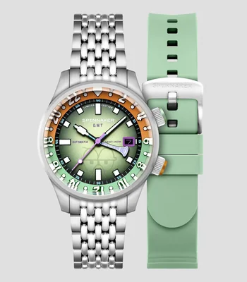 Reloj para Hombre Bradner GMT SpongeBob casual plateado