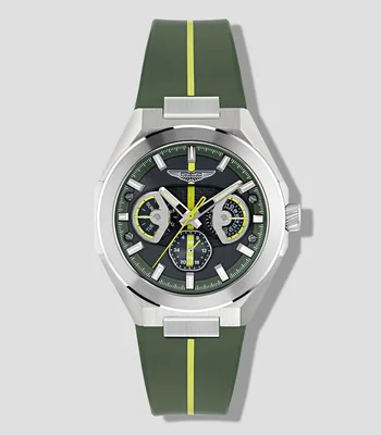 Reloj para Hombre Lagonda Thrill Deportivo, Verde, Plateado
