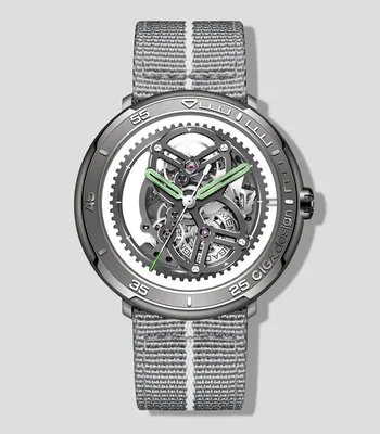 Reloj para Hombre Vector Edición Limitada Casual, plateado