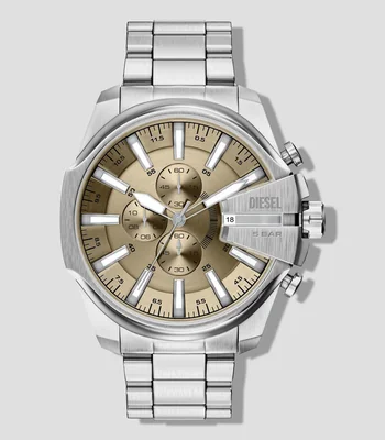 Reloj para Hombre Mega Chief Slim Casual Dorado, Plateado