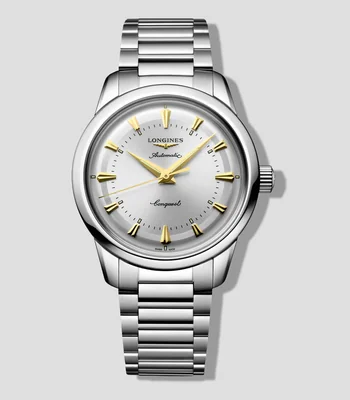 Reloj para Hombre Conquest Heritage de vestir plateado