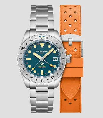 Reloj para hombre Croft 39 GMT Casual Plateado