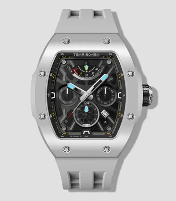 Reloj para Hombre Atomic-Edición Cerámica Completa casual gris