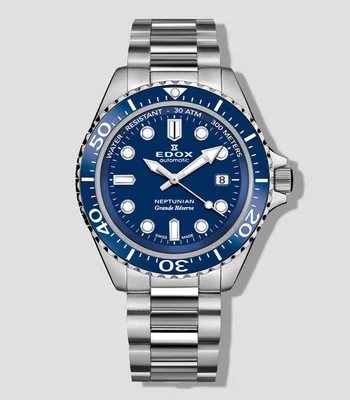 Reloj para Hombre Neptunian Deportivo, Azul y Plateado