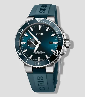 Reloj para hombre Aquis casual plateado, azul