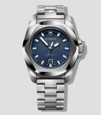 Reloj para hombre casual, plateado.
