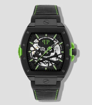 Reloj para Hombre The Skeleton 2.0 casual, Negro