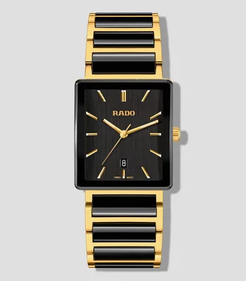 Reloj para Hombre Integral Casual Negro, Dorado