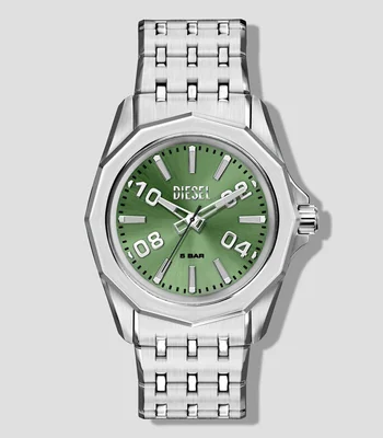 Reloj para Hombre Stinger Casual Verde, Plateado