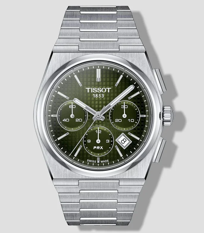 Reloj para Hombre PRX Automatic Chronograph Casual, Plateado