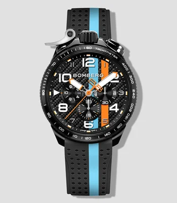 Reloj para Hombre Racing Carbon Deportivo, Negro