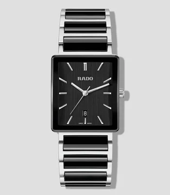 Reloj para Hombre Integral Casual Negro, Plateado