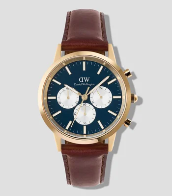 Reloj para Hombre DW Iconic Chrono casual azul marino