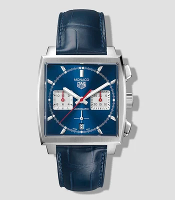 Reloj Unisex Tag Monaco casual, Azul