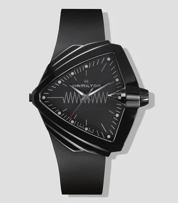 Reloj para hombre Ventura XXL Bright casual Negra