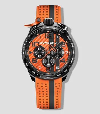 Reloj para Hombre Racing Carbon Deportivo, Naranja