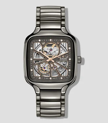 Reloj Unisex Automático True Square Lifestyle Carátula Gris Obscuro